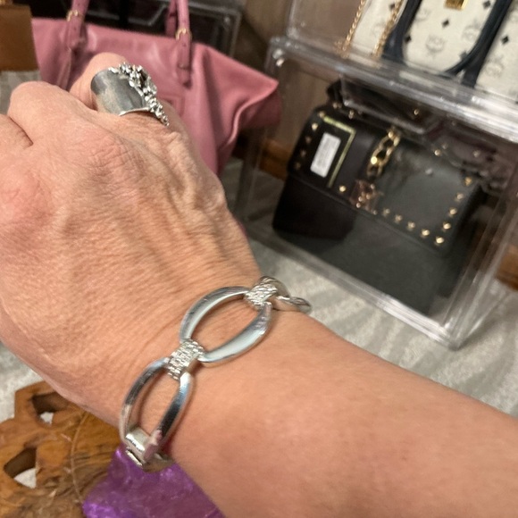 Vintage Brighton Bracelet with crystal emblesshmint - Picture 3 of 5